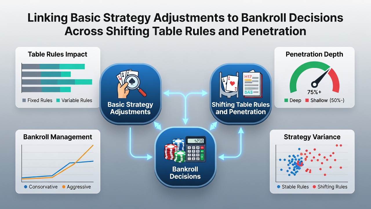 Detailansicht eines Blackjack-Spiels mit Fokus auf Kartenverteilung und Bankroll-Management