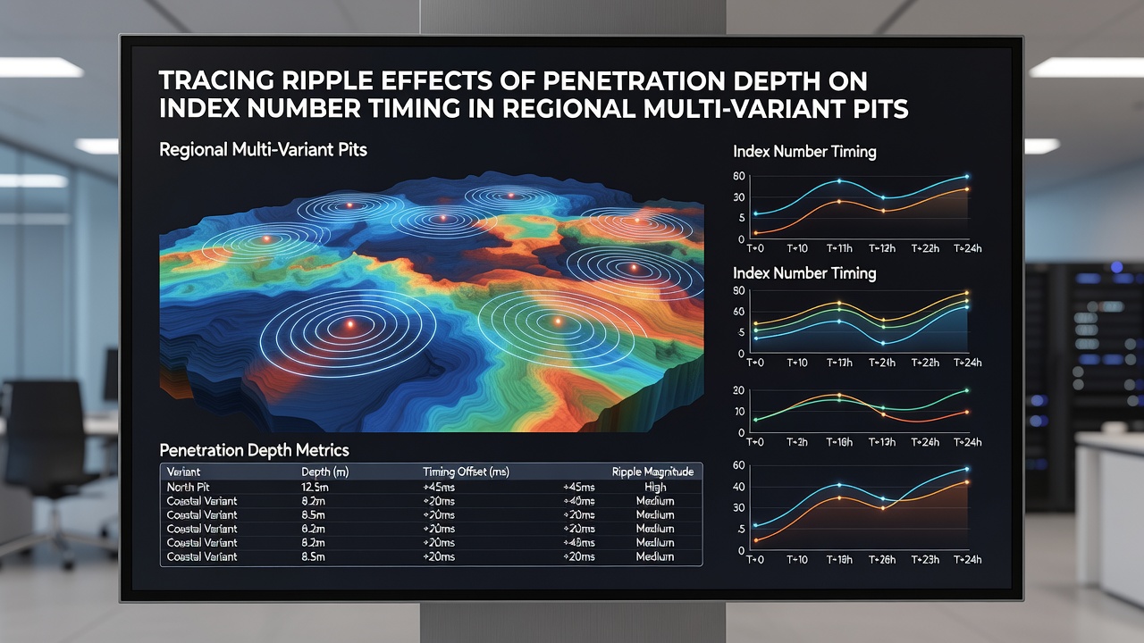 Analyse der Index-Timing-Verschiebungen bei unterschiedlicher Penetrationstiefe